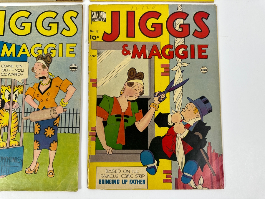 (4) Standard Comics Jiggs & Maggie 10 Cent Comic Books Vintage 1950 #16, #17, #19 & #20 [Photo 5]