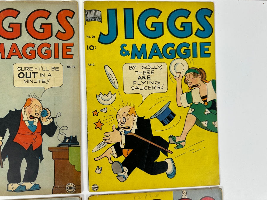 (4) Standard Comics Jiggs & Maggie 10 Cent Comic Books Vintage 1950 #16, #17, #19 & #20 [Photo 3]