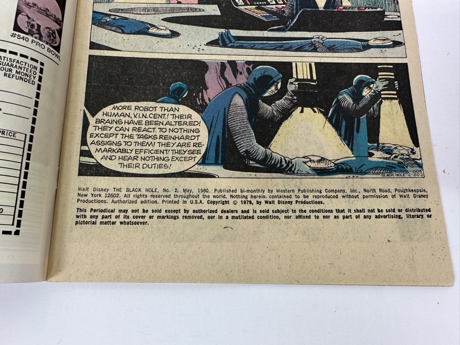 Whitman Comics Walt Disney Productions The Black Hole #1, #2 & #3 Vintage 1980 40 Cent Comic Books [Photo 7]