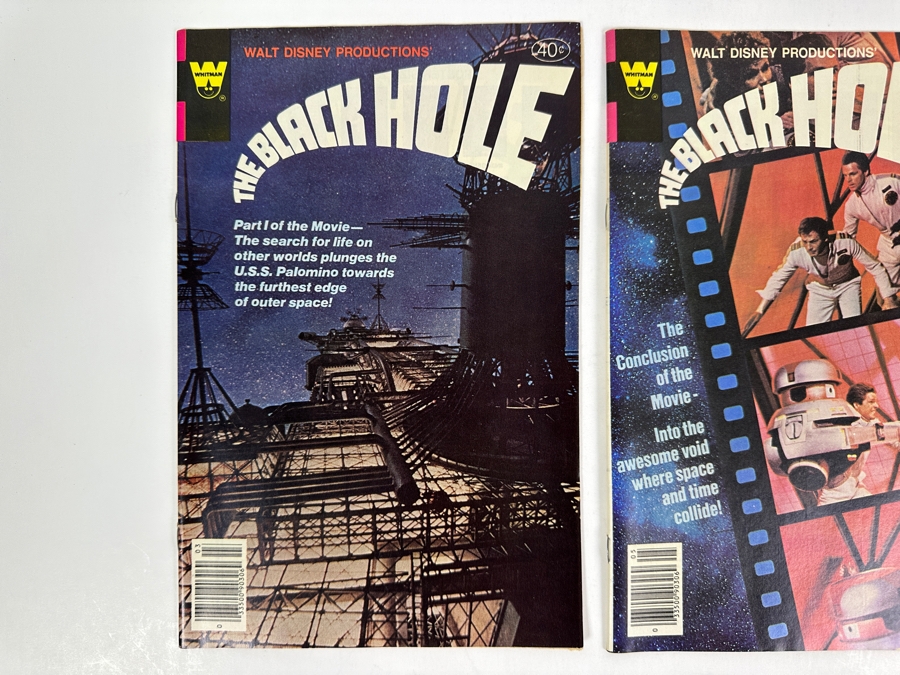Whitman Comics Walt Disney Productions The Black Hole #1, #2 & #3 Vintage 1980 40 Cent Comic Books [Photo 2]