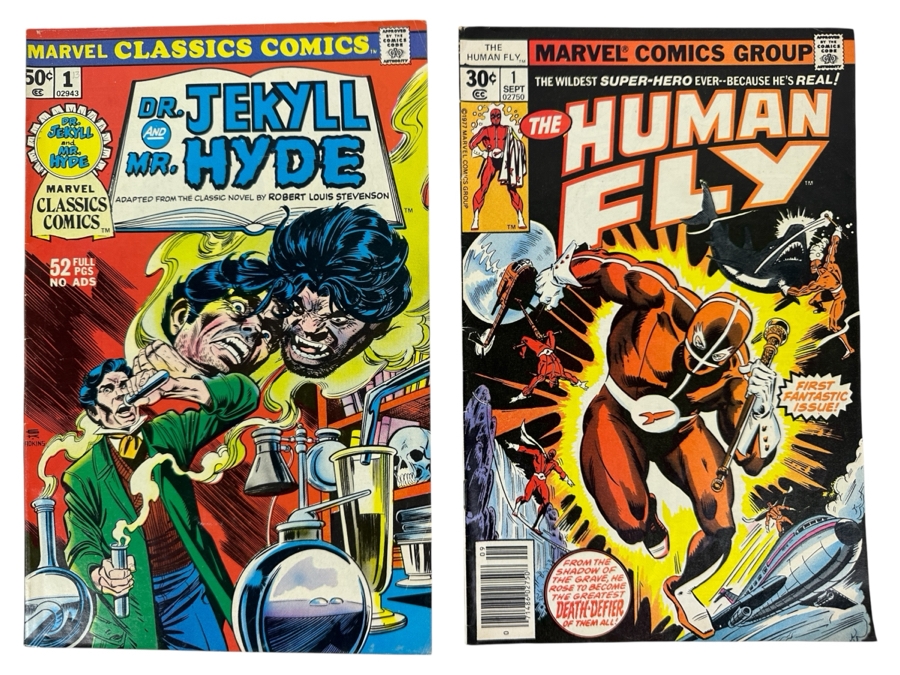 Marvel Comics Dr. Jekyll And Mr. Hyde #1 And The Human Fly #1 Comic Books