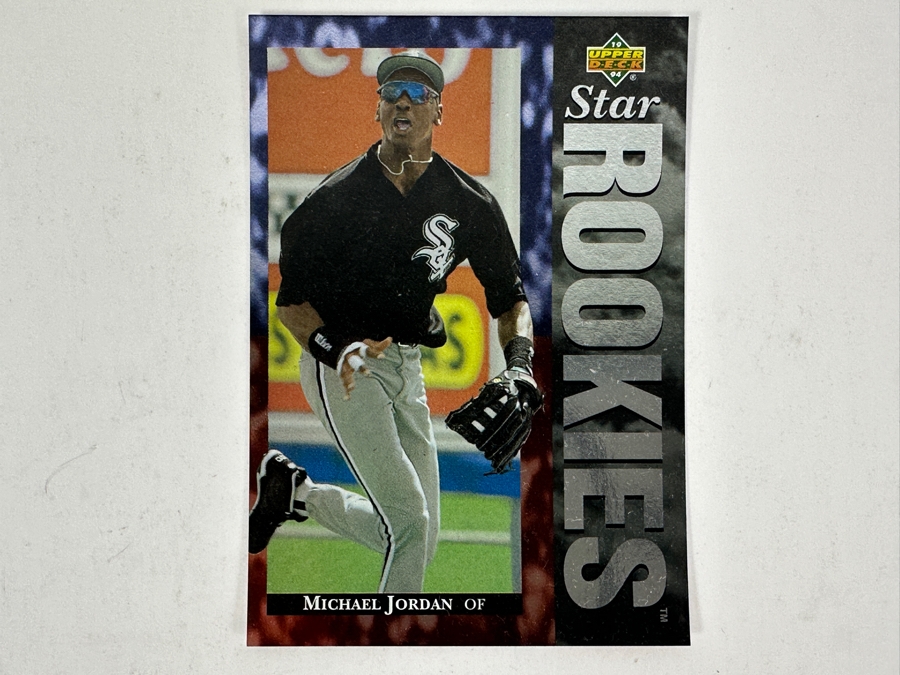 Limited Edition 1995 Upper Deck Oversized Michael Jordan Chicago White Sox Rookie MLB Baseball Card [Photo 2]
