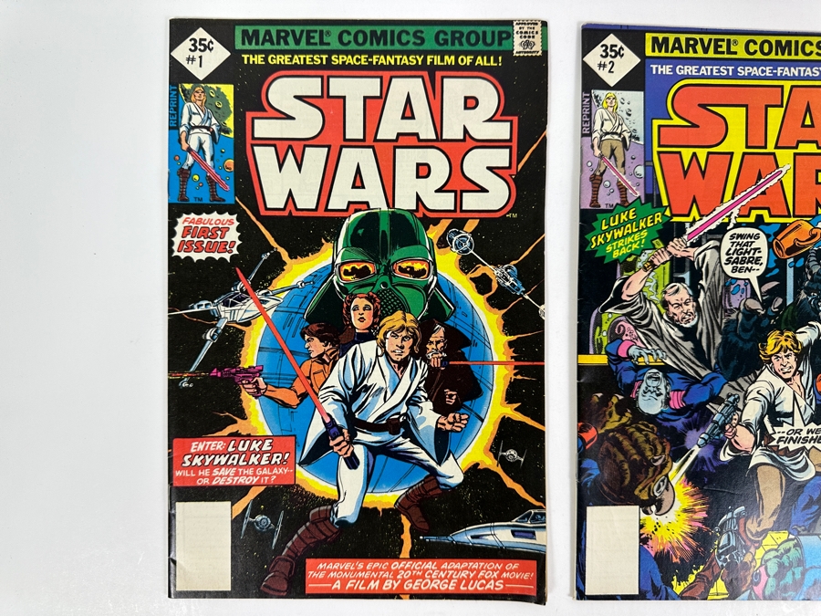 Marvel Comics Star Wars Reprints #1, #2 & #3 Vintage 1977 Comic Books [Photo 2]