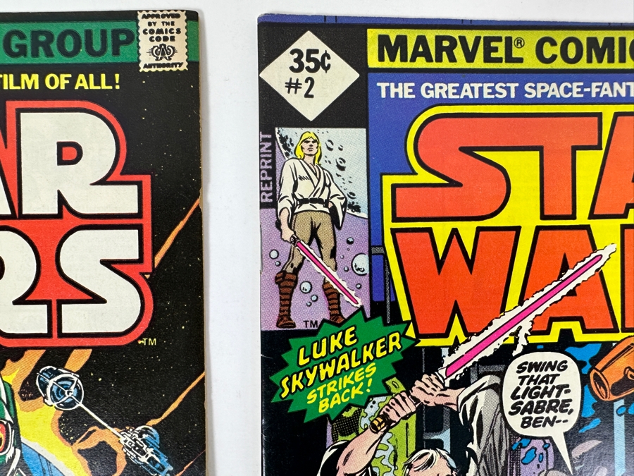 Marvel Comics Star Wars Reprints #1, #2 & #3 Vintage 1977 Comic Books [Photo 5]