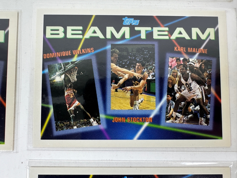 (7) 1993 Topps Beam Team Basketball Cards With Michael Jordan Card [Photo 7]