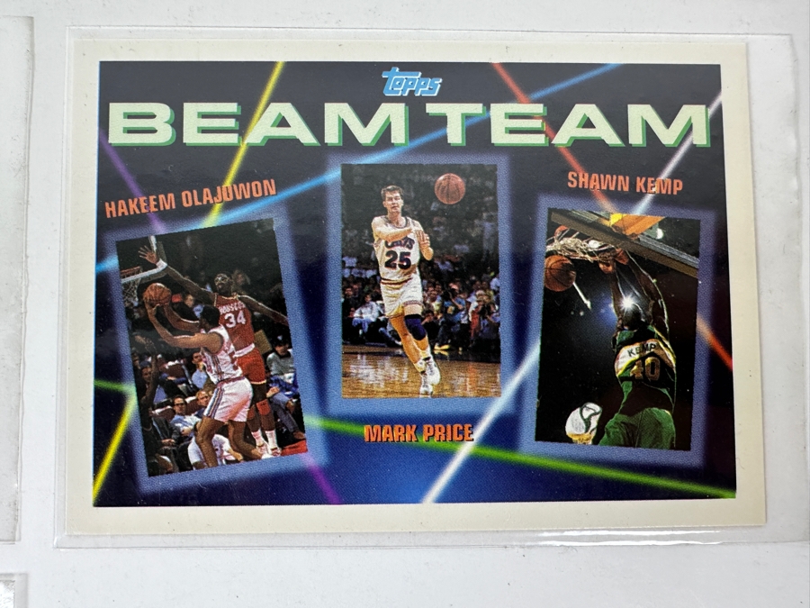 (7) 1993 Topps Beam Team Basketball Cards With Michael Jordan Card [Photo 6]
