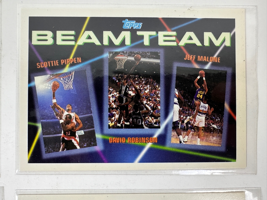 (7) 1993 Topps Beam Team Basketball Cards With Michael Jordan Card [Photo 5]