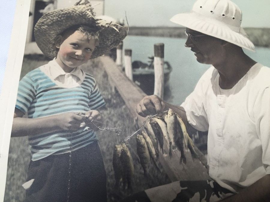 Vintage 1930's Hand Colored B&W Photograph  [Photo 2]