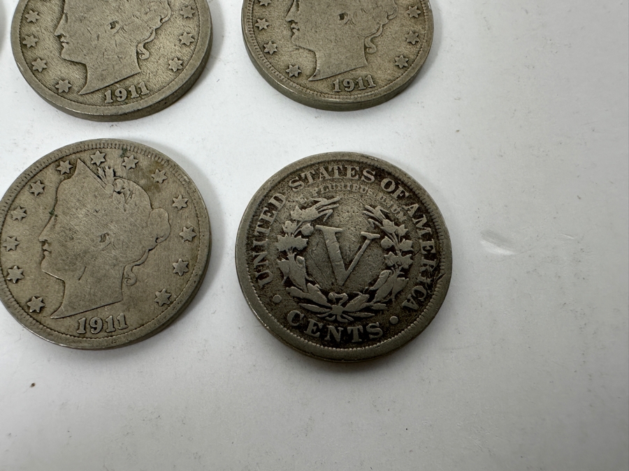 (40) Antique 1911 Liberty Head V Nickels [Photo 6]