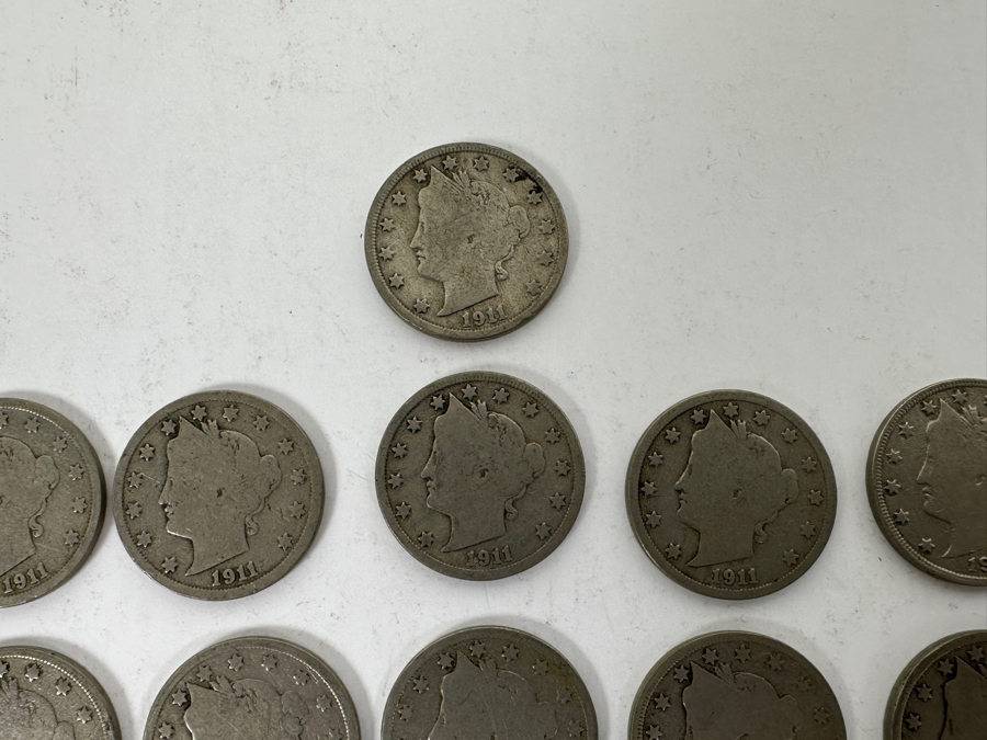 (36) Antique 1911 Liberty Head V Nickels [Photo 6]
