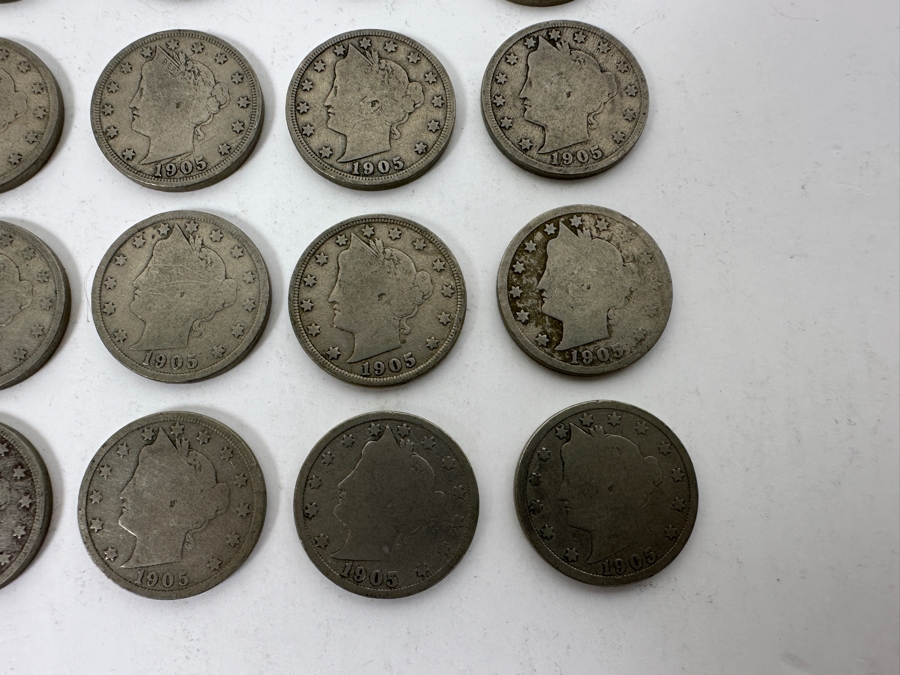 (35) Antique 1905 Liberty Head V Nickels [Photo 3]