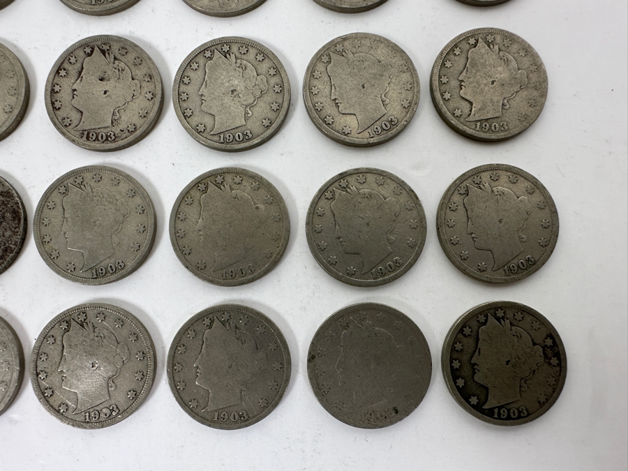 (34) Antique 1903 Liberty Head V Nickels [Photo 3]
