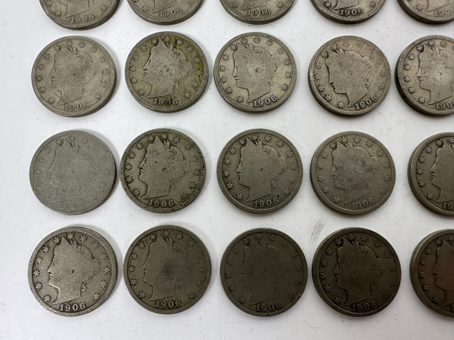 (40) Antique 1906 Liberty Head V Nickels [Photo 2]