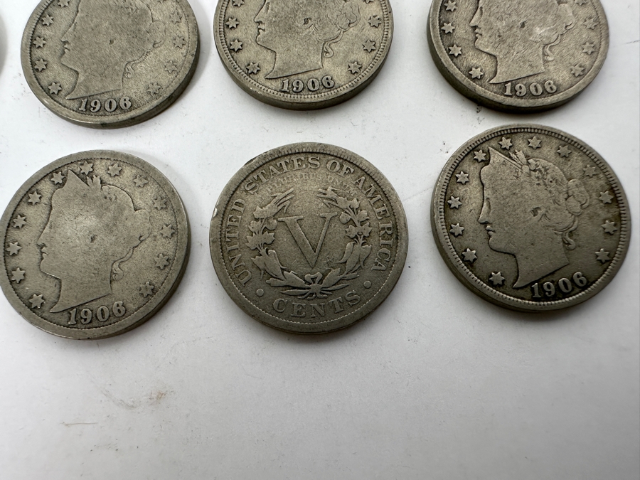 (40) Antique 1906 Liberty Head V Nickels [Photo 6]