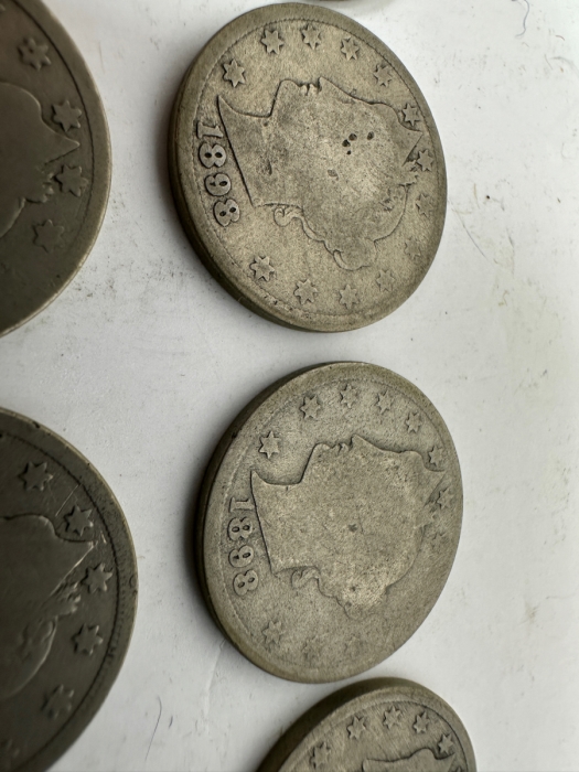 (20) Antique Liberty Head V Nickels From 1888, 1895, 1897, 1898 [Photo 12]