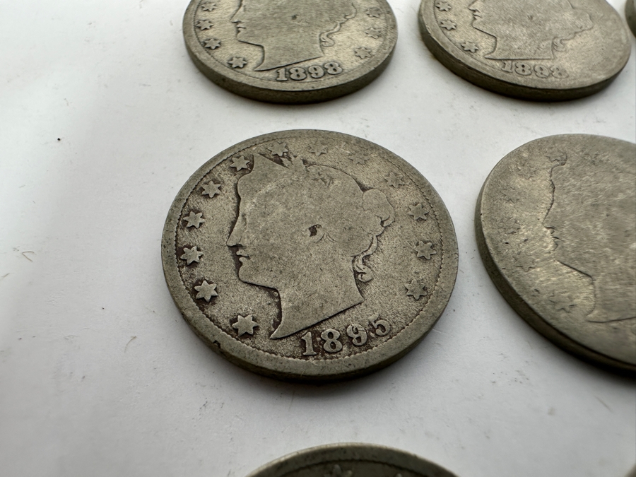 (20) Antique Liberty Head V Nickels From 1888, 1895, 1897, 1898 [Photo 8]