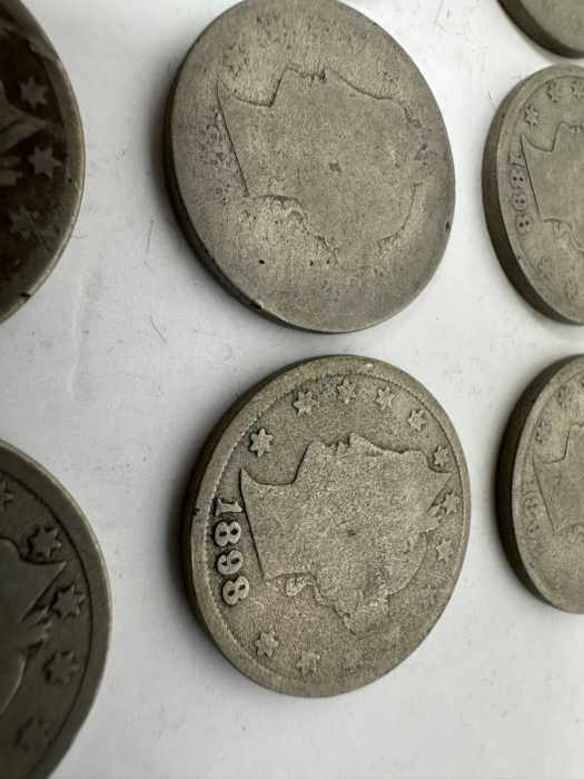 (20) Antique Liberty Head V Nickels From 1888, 1895, 1897, 1898 [Photo 14]