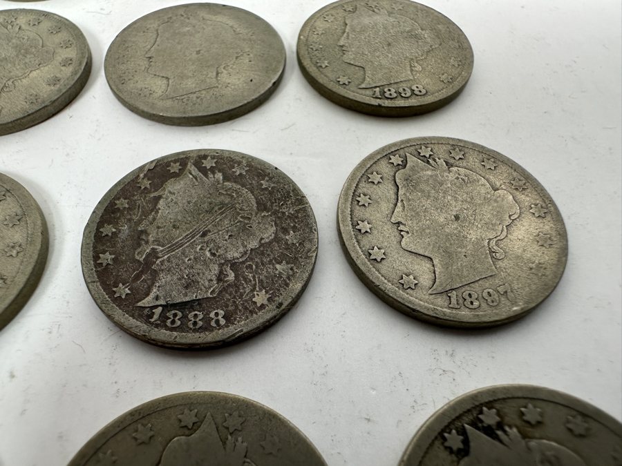 (20) Antique Liberty Head V Nickels From 1888, 1895, 1897, 1898 [Photo 5]