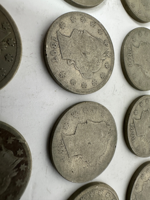 (20) Antique Liberty Head V Nickels From 1888, 1895, 1897, 1898 [Photo 11]