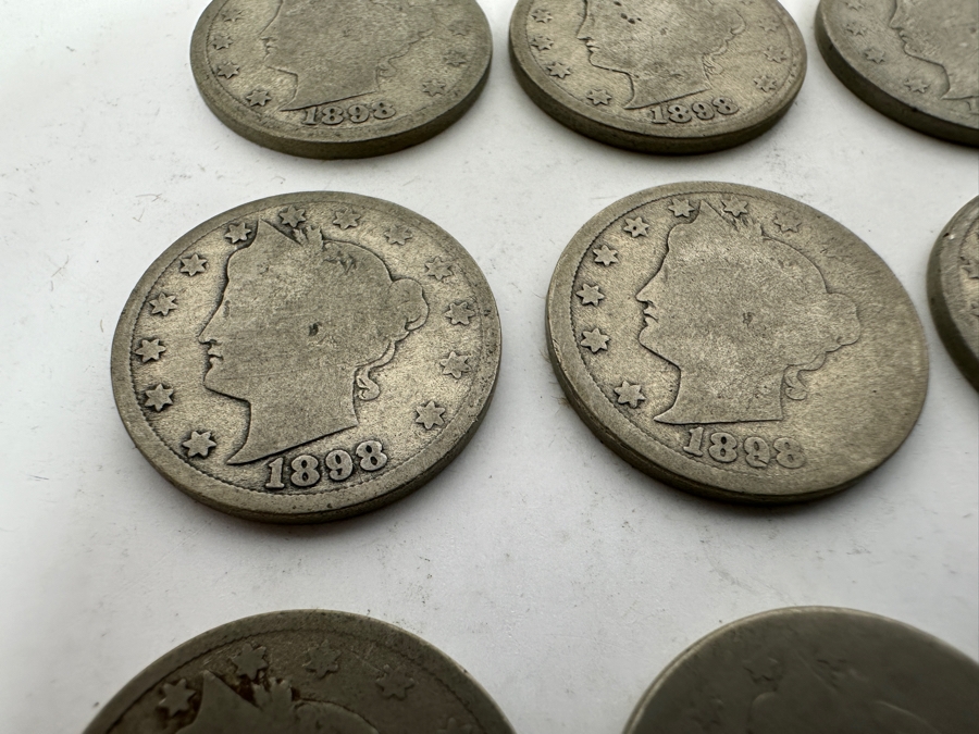 (20) Antique Liberty Head V Nickels From 1888, 1895, 1897, 1898 [Photo 9]