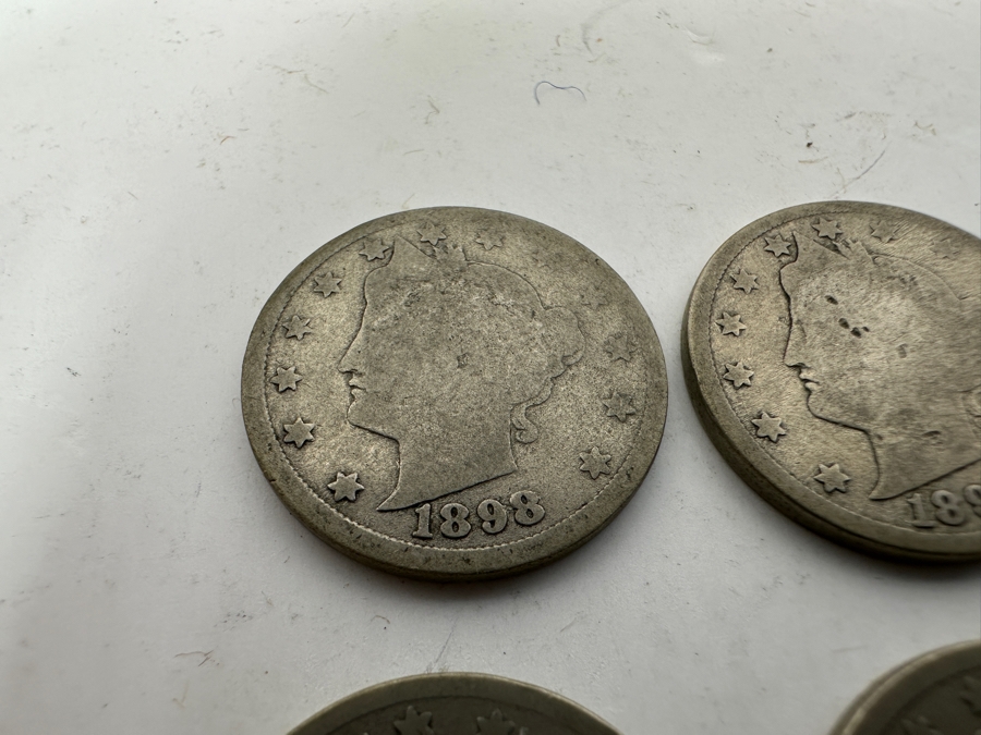 (20) Antique Liberty Head V Nickels From 1888, 1895, 1897, 1898 [Photo 10]