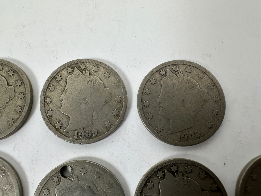 (22) Antique 1909 Liberty Head V Nickels [Photo 10]