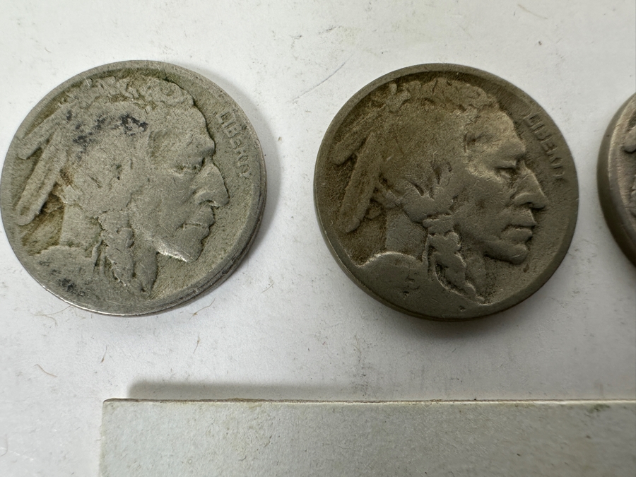 Roll Of 1943 P Steel Cents Pennies Plus (9) Steel Cents & (3) Buffalo Nickels [Photo 2]