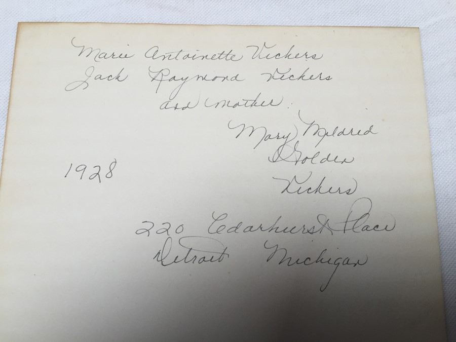 Vintage 1928 Hand Colored B&W Photograph Detroit Michigan [Photo 5]