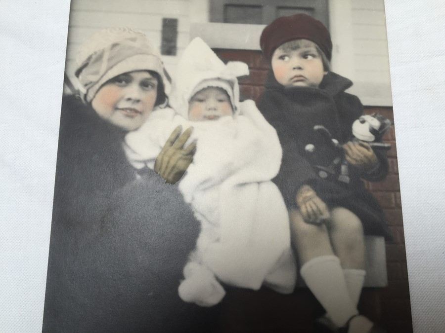 Vintage 1928 Hand Colored B&W Photograph Detroit Michigan [Photo 2]