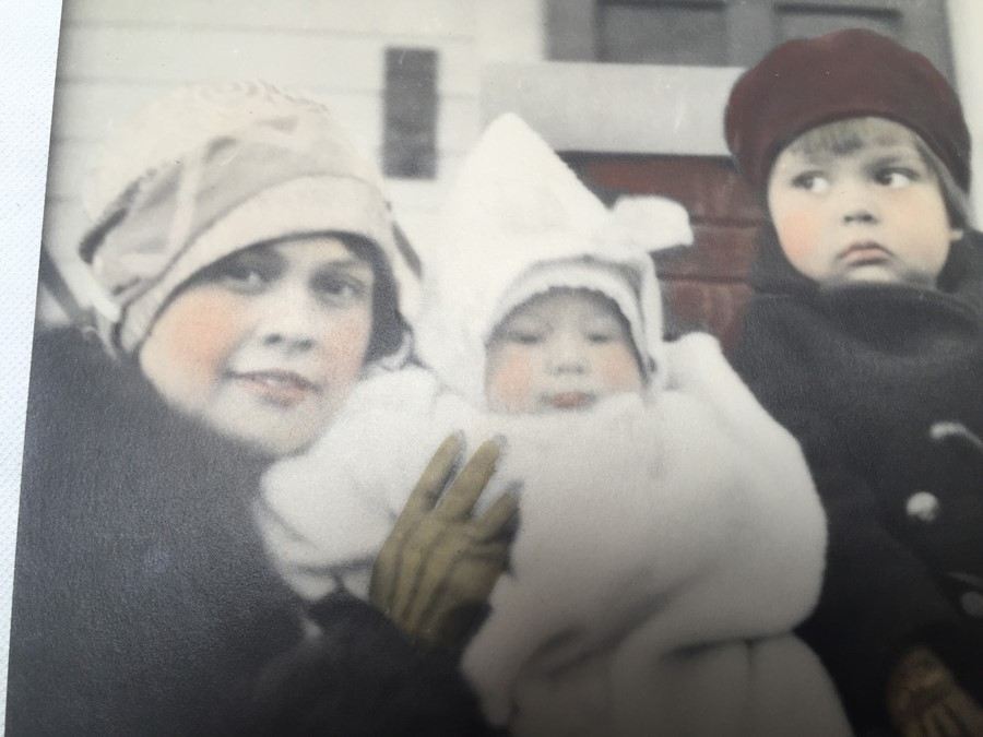 Vintage 1928 Hand Colored B&W Photograph Detroit Michigan [Photo 3]