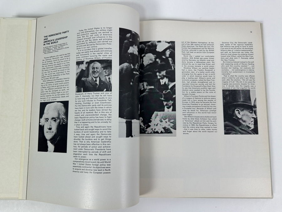 Vintage 1964 Democratic Convention Program Hardcover Book [Photo 5]