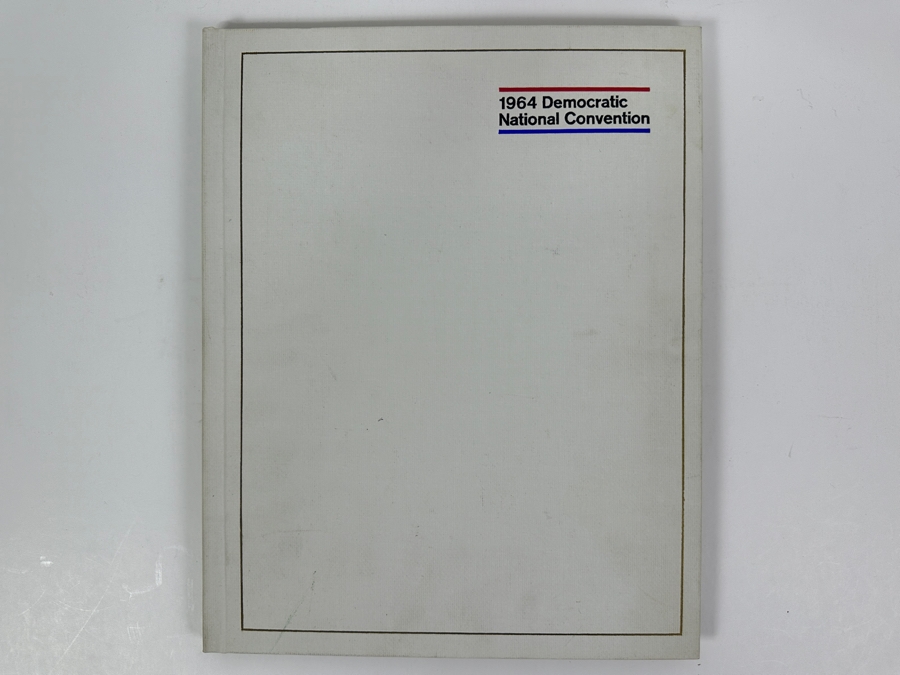 Vintage 1964 Democratic Convention Program Hardcover Book [Photo 2]