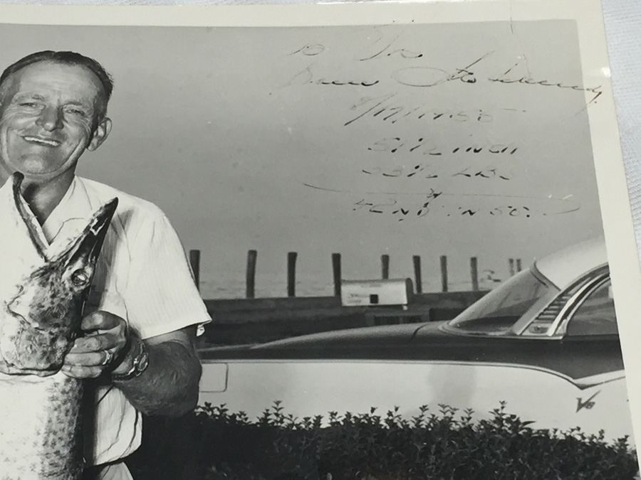 Vintage B&W Large Muskogee Fish [Photo 3]