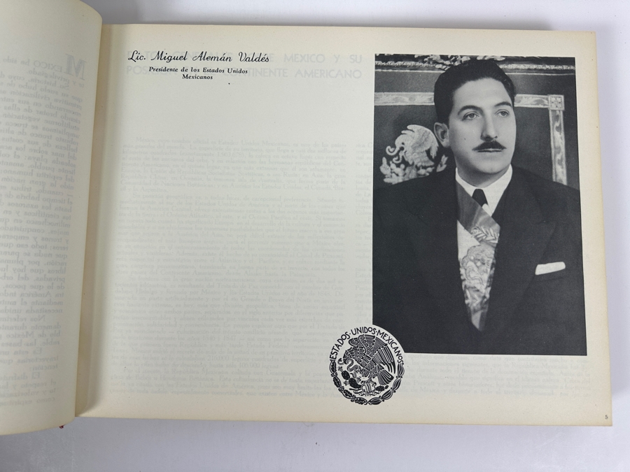 Hardcover Book Mexico En El Periodo Presidencial Del Lic. Miguel Aleman [Photo 7]