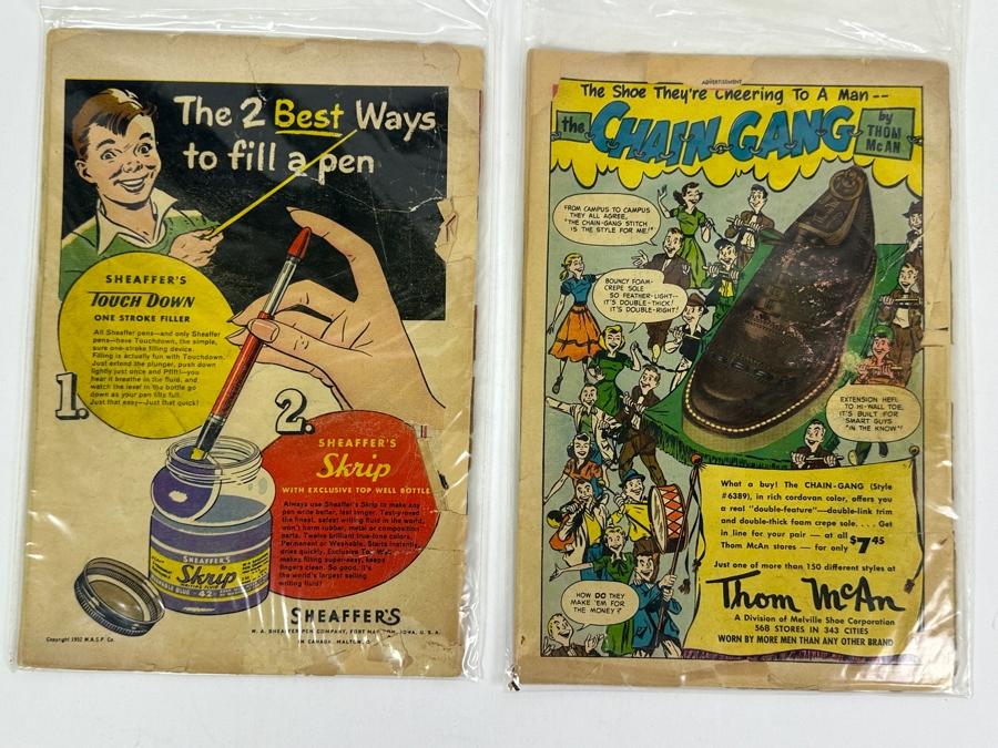 Pair Of Low Grade DC Comics Comic Books: Detective Comics #189 & Action Comics #174 [Photo 7]