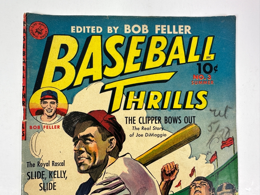 Ziff-Davis Approved Comics Baseball Thrills #3 1952 [Photo 3]
