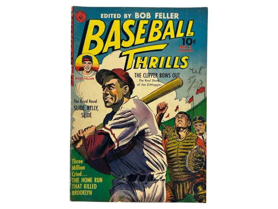 Ziff-Davis Approved Comics Baseball Thrills #3 1952