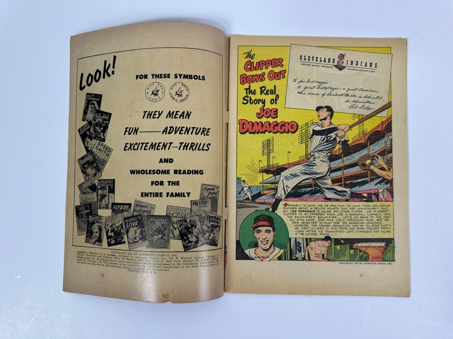 Ziff-Davis Approved Comics Baseball Thrills #3 1952 [Photo 5]