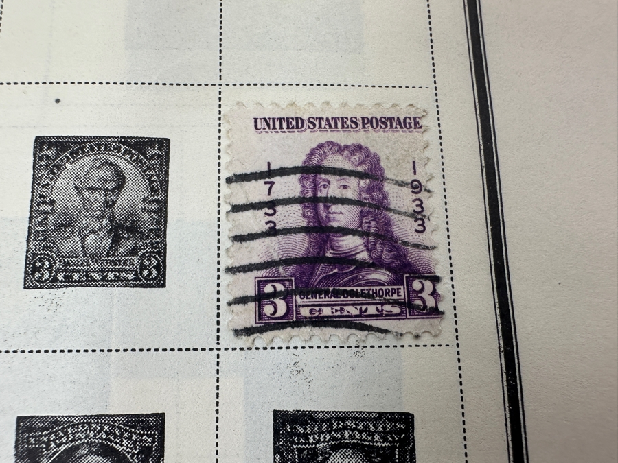 Vintage Postage Stamp Album Featuring Stamps From The United States, China & All Over The World - See Photos For A Sampling Of Stamps (Not All Stamps Are Photographed) [Photo 13]