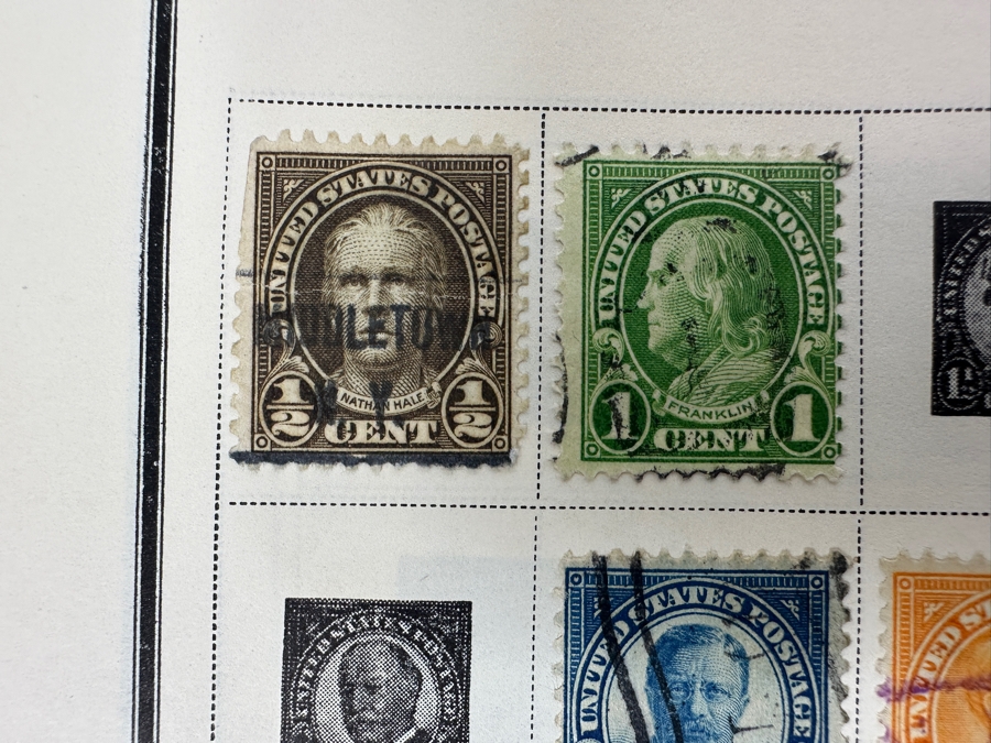 Vintage Postage Stamp Album Featuring Stamps From The United States, China & All Over The World - See Photos For A Sampling Of Stamps (Not All Stamps Are Photographed) [Photo 5]