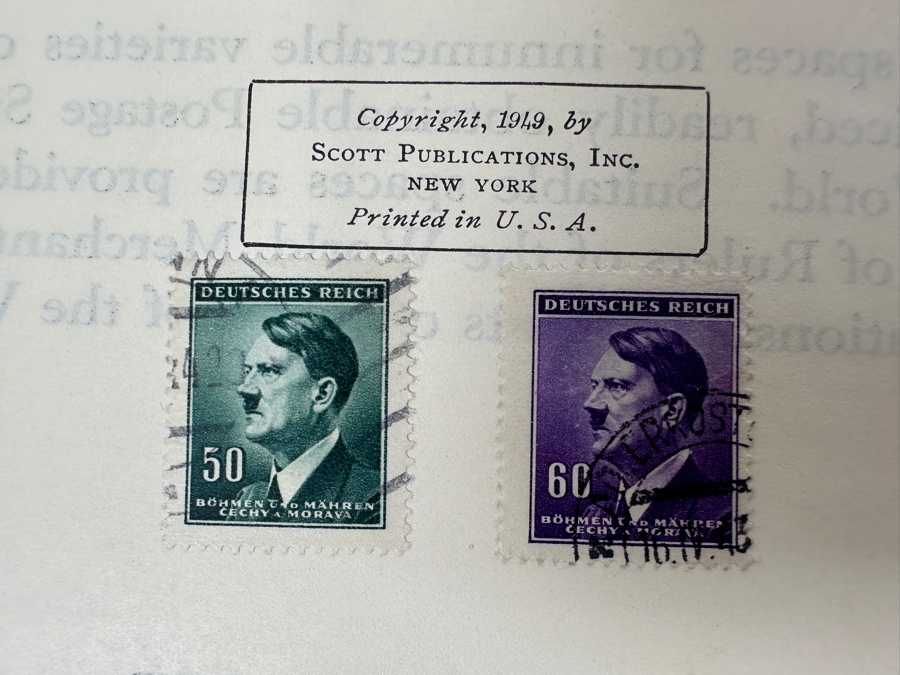 Vintage Postage Stamp Album Featuring Stamps From The United States, China & All Over The World - See Photos For A Sampling Of Stamps (Not All Stamps Are Photographed) [Photo 48]