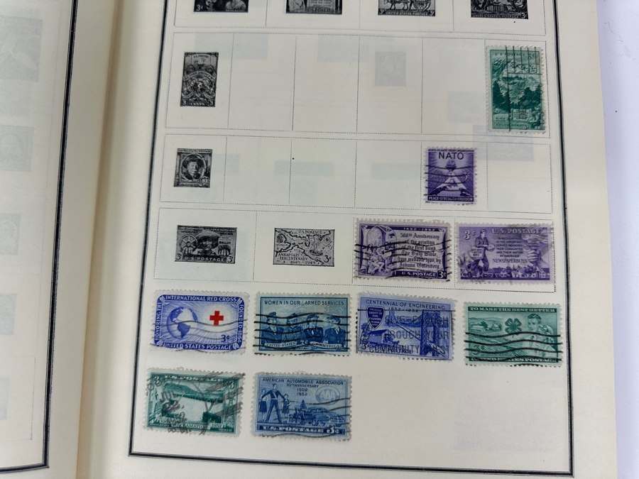 Vintage Postage Stamp Album Featuring Stamps From The United States, China & All Over The World - See Photos For A Sampling Of Stamps (Not All Stamps Are Photographed) [Photo 31]