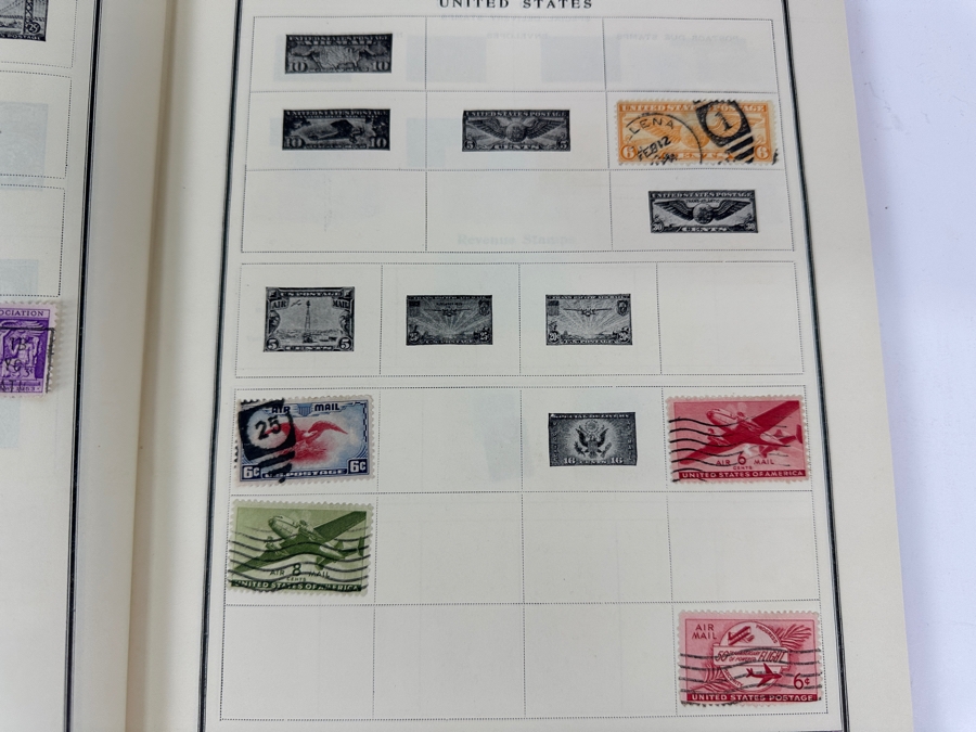 Vintage Postage Stamp Album Featuring Stamps From The United States, China & All Over The World - See Photos For A Sampling Of Stamps (Not All Stamps Are Photographed) [Photo 33]