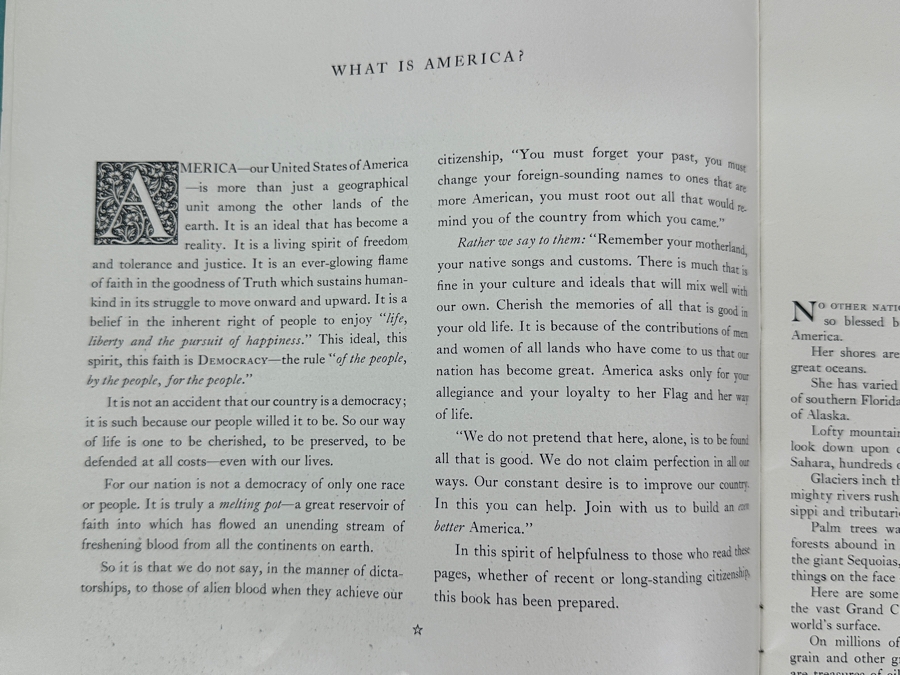 Vintage 1945 This Wonderful Country Of Ours United States Book Program Sixth Printing By The Steven-Davis Company [Photo 6]