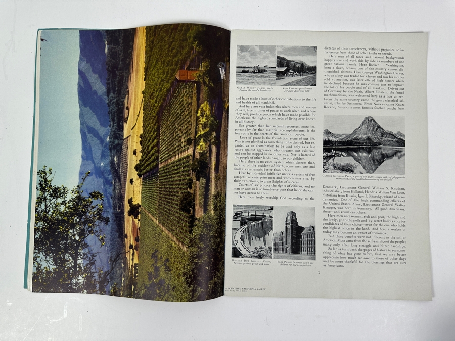 Vintage 1945 This Wonderful Country Of Ours United States Book Program Sixth Printing By The Steven-Davis Company [Photo 8]