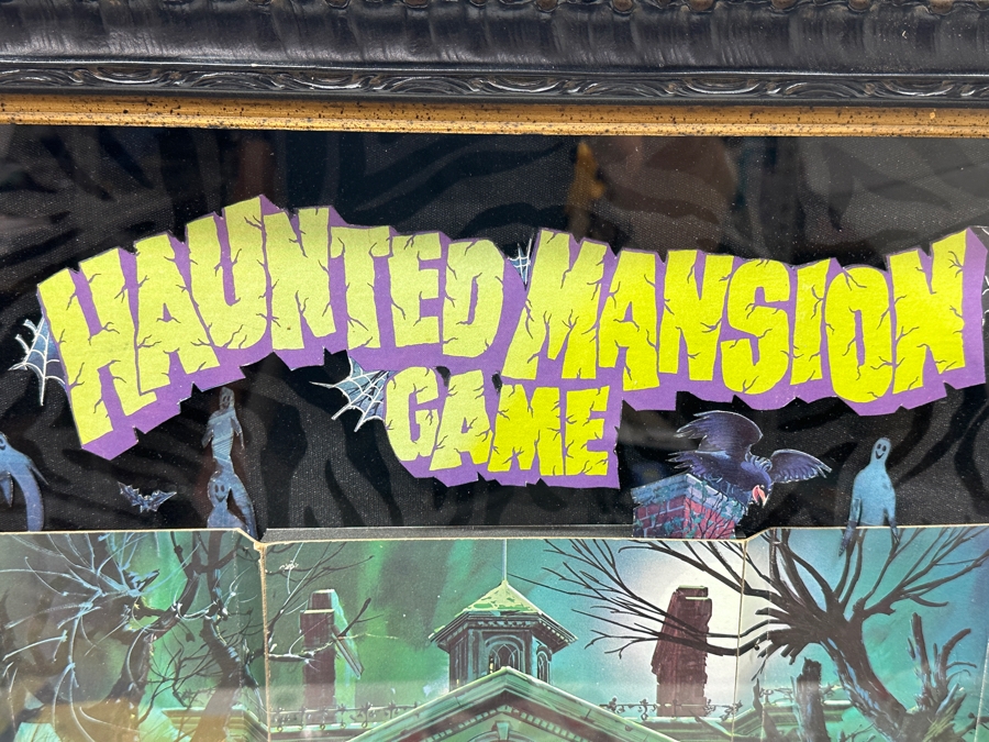 Professionally Shadow Box Framed Vintage 1975 Walt Disney World Haunted Mansion Board Game Disney Wall Artwork 28 X 28 [Photo 9]