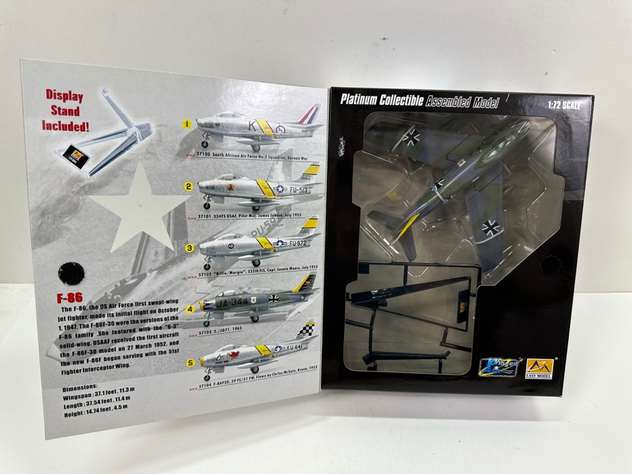 MRC F-86 Platinum Collectible Assembled Mode 1:12 Scale New In Box [Photo 3]