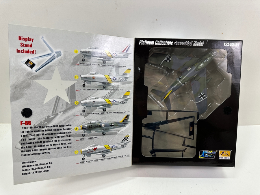 MRC F-86 Platinum Collectible Assembled Mode 1:12 Scale New In Box [Photo 2]