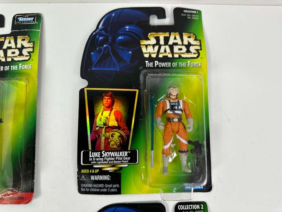 (3) Vintage Star Wars Action Figures: Luke Skywalker, Princess Leia Organa, Jawas & (1) Greedo Plush All Still In Original Blister Packs [Photo 5]