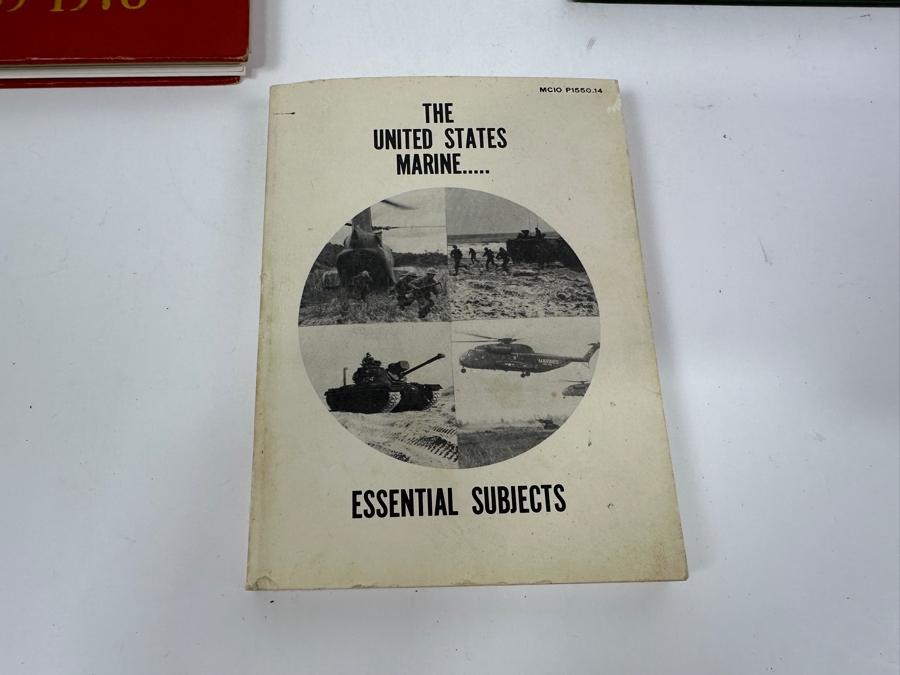 Pair Of First Marine Division In Vietnam Guadalcanal Hardcover Books 1967 & 1969-1970 & The United States Marine Essential Subjects Book [Photo 17]
